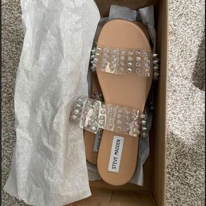 Brand new in box Steve Madden sandals size 7.5. Never worn